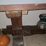 Monastic table used, old, unliftable