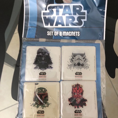 Star Wars Set of 8 Magnets New from SW Identities Exhibition