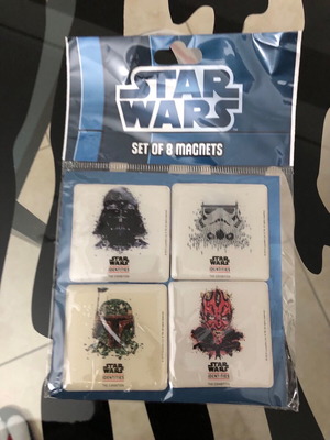 Star Wars Set of 8 Magnets New from SW Identities Exhibition