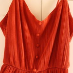 Short jumpsuit new, orange