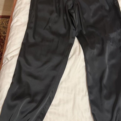 Guido Maria Kretschmer satin pants black, size 42, like new