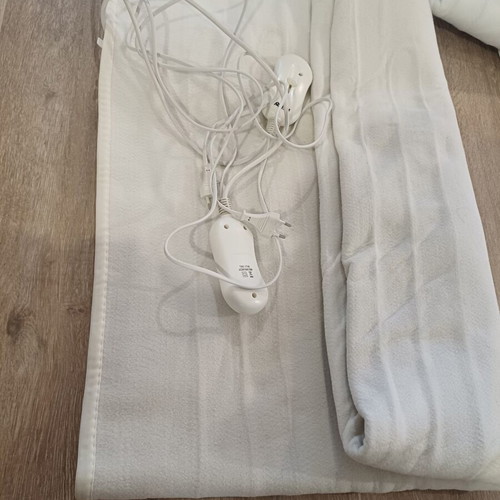 Electric blanket double used