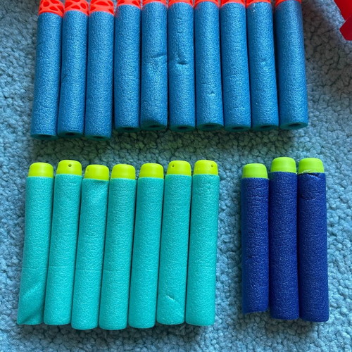 Nerf Dinosquad blaster used with 20 darts