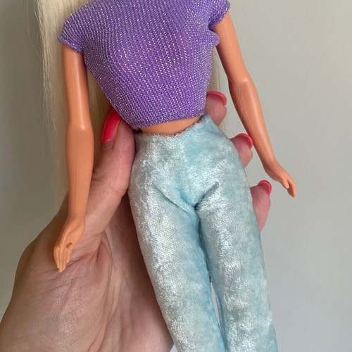 Mattel 1997 Bead Blast Barbie doll used with long blonde hair