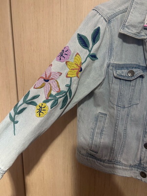 Dpam denim jacket like new, multicolor, for 6 years old