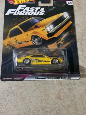 Hot Wheels Fast and Furious Nissan Skyline toy car like new