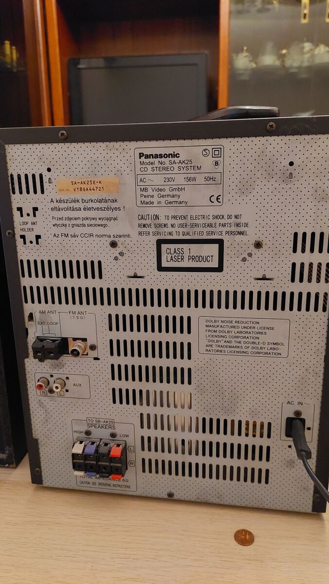 Panasonic SA-AK25 CD stereo system used,… - € 60,00 - Vendora.cy Panasonic SA-AK25 CD stereo system used,… - € 60,00 - Vendora.cy