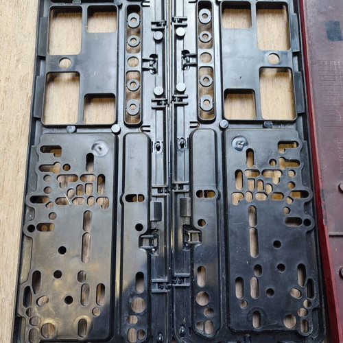 BMW M Power Front Bumper Number Plate Holders used, set of 3