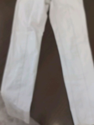 Zara women's pants slightly elastic, ecru color, like new