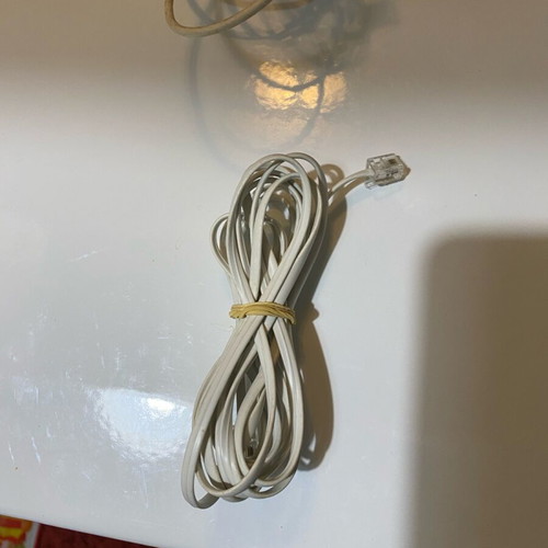 Phone and router connection cables, 11 pieces like new with filters and adapters