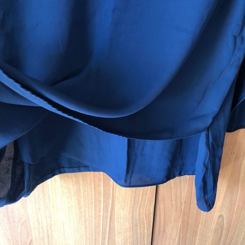 Sfera blouse new, size L, blue with black detail