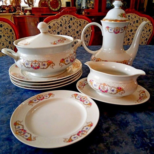 Vintage Seltmann Weiden dinnerware set, 8 pieces
