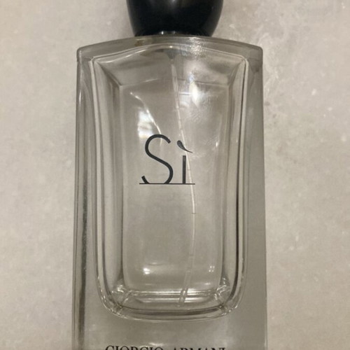 Si Giorgio Armani empty perfume bottle used