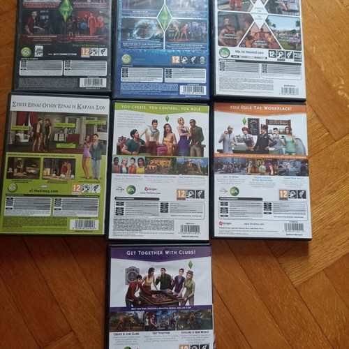 The Sims 4 PC game collection, 7 DVDs