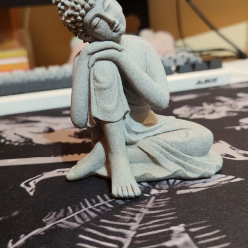Decorative Buddha statue for aquarium or terrarium, 10 cm