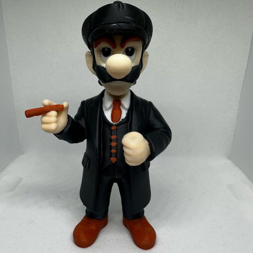 Luigi Peaky Blinders figure like new, 14cm tall