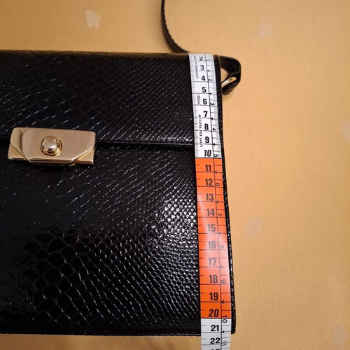 Almada shoulder bag black snake like new