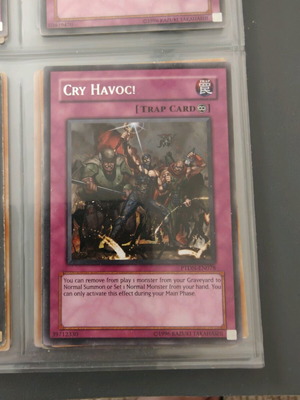 Yu-Gi-Oh card Cry Havoc like new