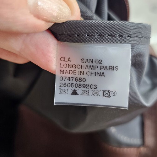 Longchamp handbag like new, brown
