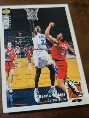 1994-95 Upper Deck Collector's Choice International Spanish #21 Gerald Wilkins card like new