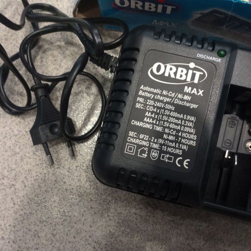 Orbit battery charger AA/AAA/C/D/9V Ni-cd used