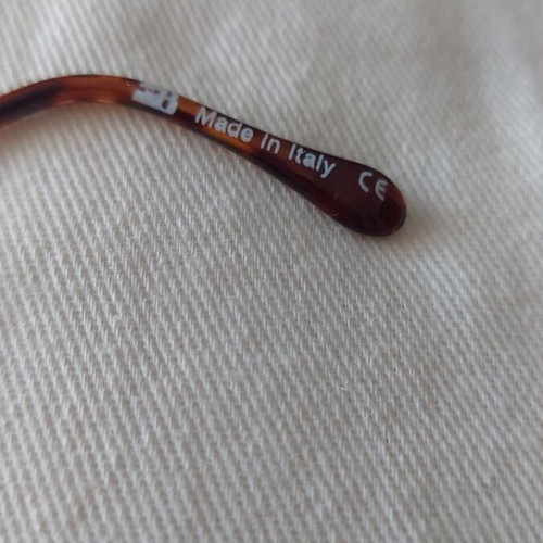Vintage eyeglass frame like new, gold with brown tortoiseshell