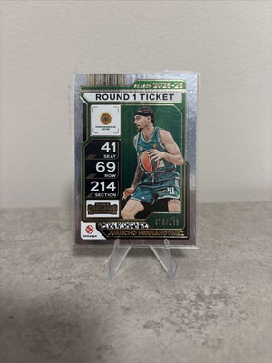 2025 Panini Contenders EuroLeague #9 Juancho Hernangomez Round 1 card