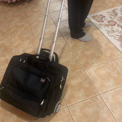 Fujitsu professional bag new with wheels and detachable strap