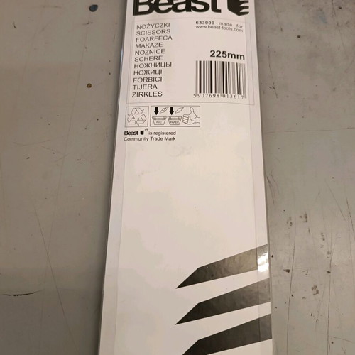 Beast 225mm general purpose scissors new