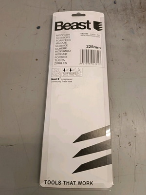 Beast 225mm general purpose scissors new