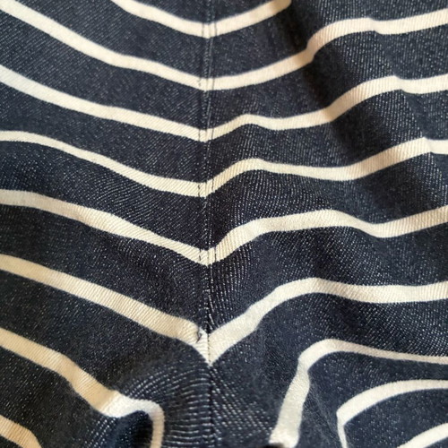 Max Mara Weekend straight trousers like new, white and blue