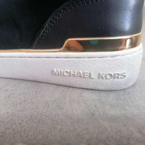 Michael Kors Kyle Sport Shoes Like New Black and Gold Size 39