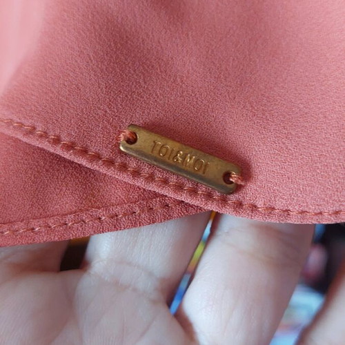 Toi&Moi blouse like new, size S, orange