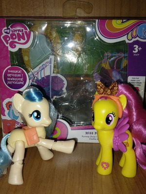 My Little Pony G4 2015 Miss Coco Pommel και Pursey Pink φιγούρες