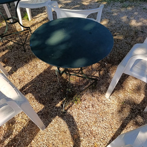 Τραπεζοκαθίσματα μεταχειρισμένα, σετ από πολυθρόνες μπαμπού, αλουμινίου, πλαστικές καρέκλες και τραπέζια