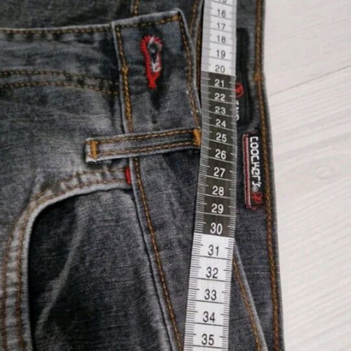 Denim flare jeans like new with pocket details, size M 38 10