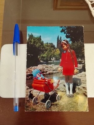 Vintage postcard from Italian company Cecami used
