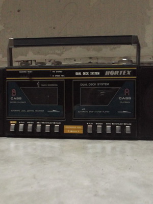 Ραδιοκασετόφωνο φορητό Boombox HORTEX PC - 1020 μεταχειρισμένο, λειτουργεί μόνο ραδιόφωνο