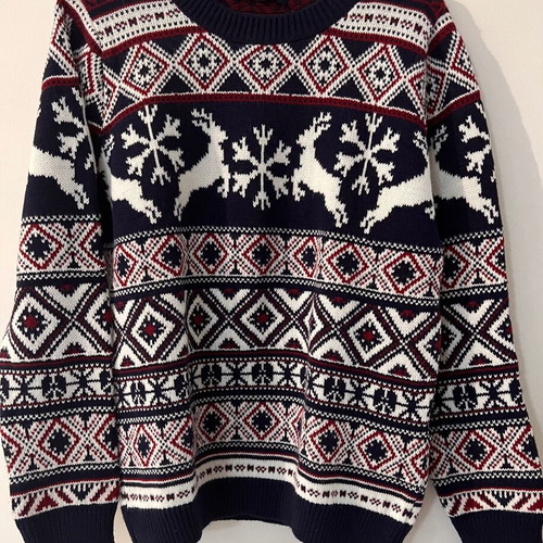LC Waikiki jacquard sweater like new, colorful, size M