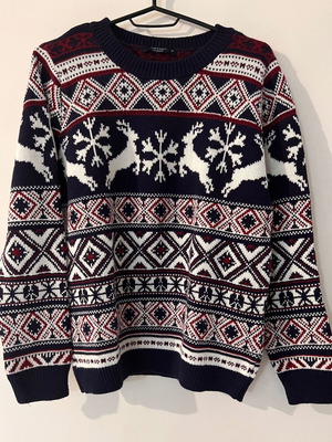 LC Waikiki jacquard sweater like new, colorful, size M