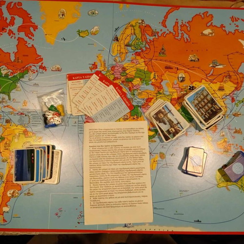 Board game Discover the World used