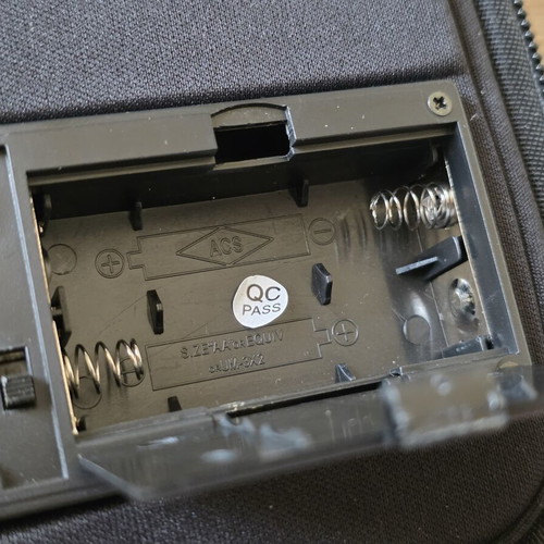 Burberry Speaker with Audio Jack and Battery Operation, New