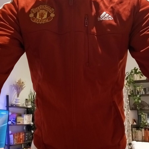 Manchester United Adidas authentic jacket AC1927 Medium men