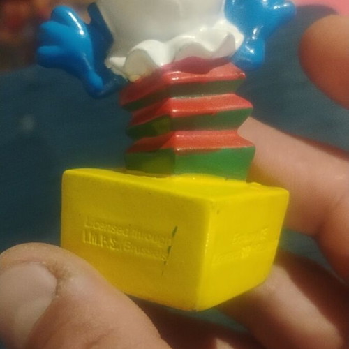 Smurf figure used, old condition