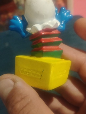 Smurf figure used, old condition