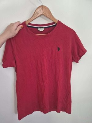U.S. Polo Assn. men's small red t-shirt like new