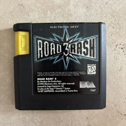 Road Rash 3 Sega Genesis game