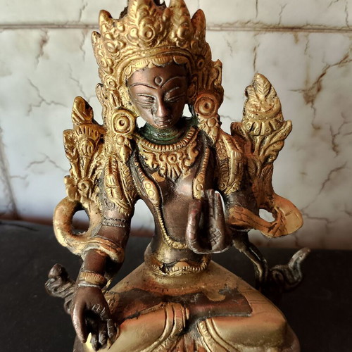 Tara brass statue like new