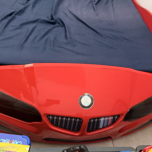 Mcqueen kids bed with mattress