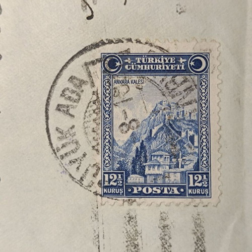 1931 Thessaloniki International Exhibition Cylindrical Stamp used